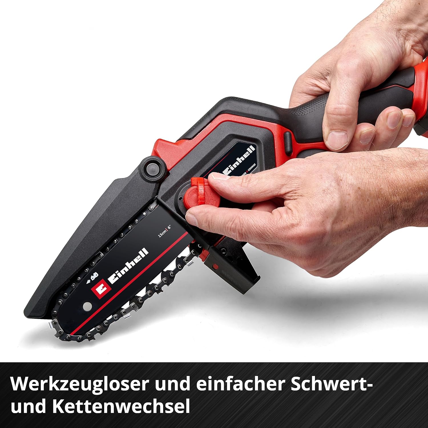 Einhell Akku-Astkettensäge GE-PS 18/15 Li BL-Solo, 18V, 12,5 cm, ohne Akku